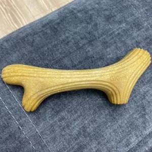 Ricevuto bastone da masticare per cani in corno di legno dal cliente A*****a.