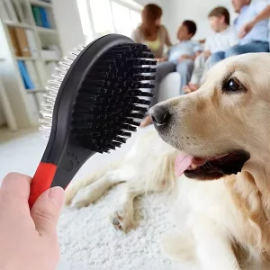 spazzola per cani, spazzola per toelettatura cani, pettine per cani, pettine per toelettatura cani, spazzola per cani a doppia faccia