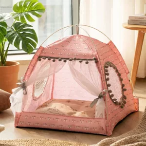 cat house, folding cat house, pet tent, breathable cat house, cat tent house