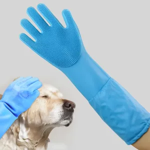 grooming gloves, dog bathing gloves, dog scrubbing gloves
