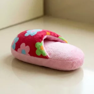 plush slipper dog toy